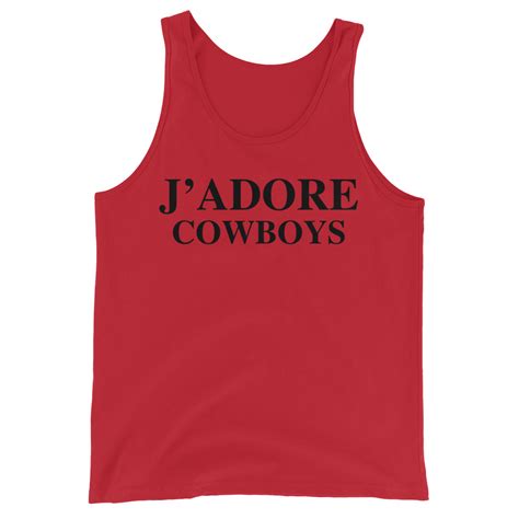 j'adore cowboys Tank Top .